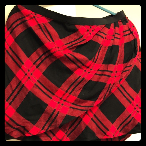 GAP plaid mock wrap skirt NWT - Picture 1 of 2